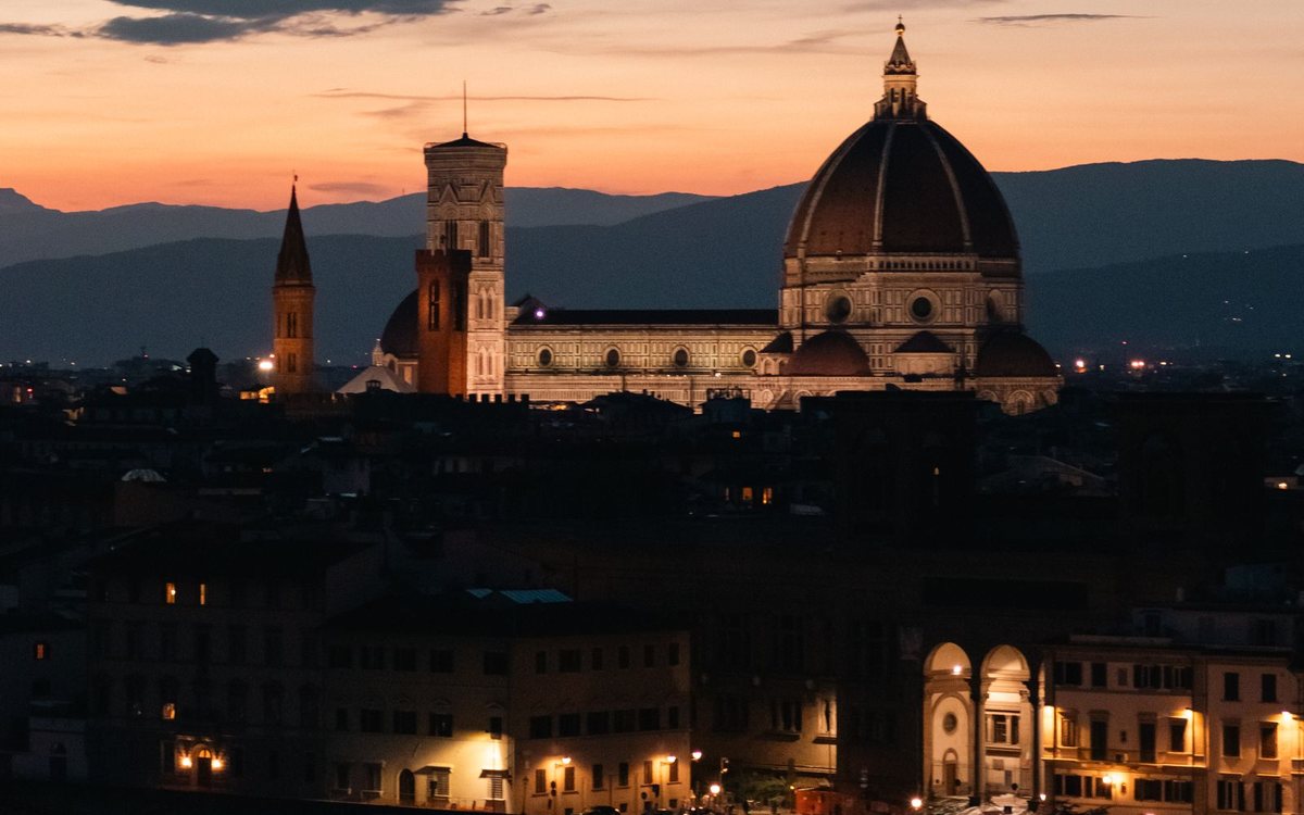 Rooftops and the Duomo of Florence, Italy
